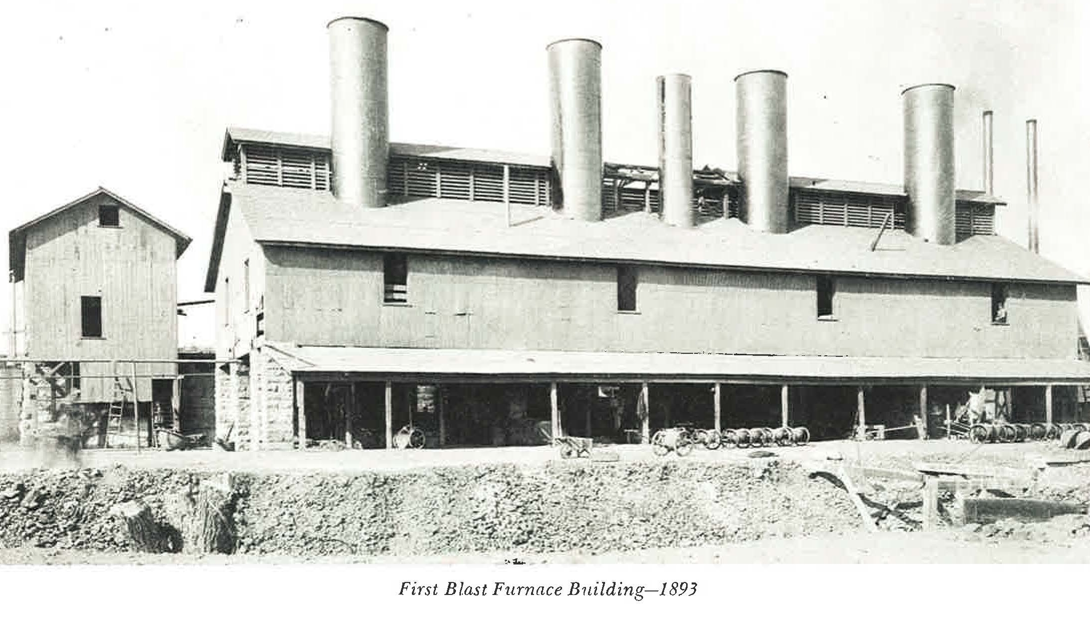1893 first blast furnace